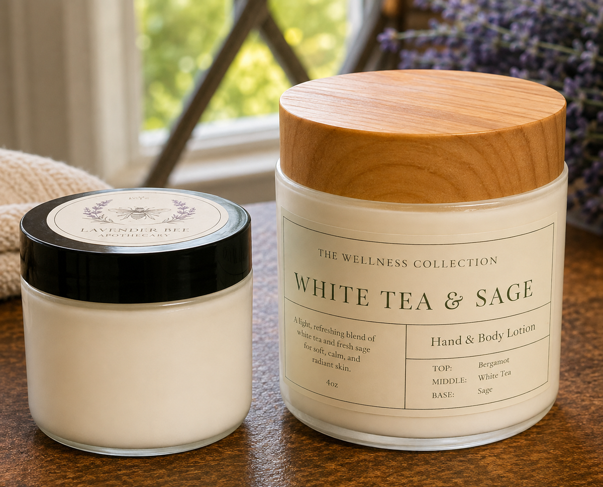 White Tea & Sage Whipped Hand & Body Lotion